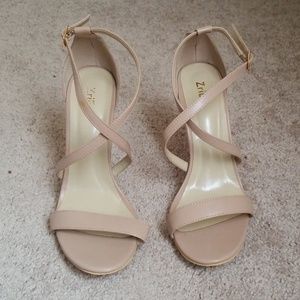 Tan pumps